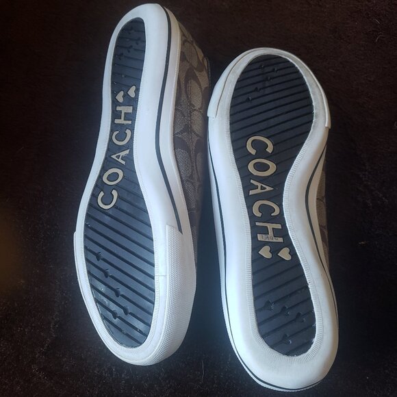 Coach Laceless slip-ons womens size 9.5 - Picture 3 of 3